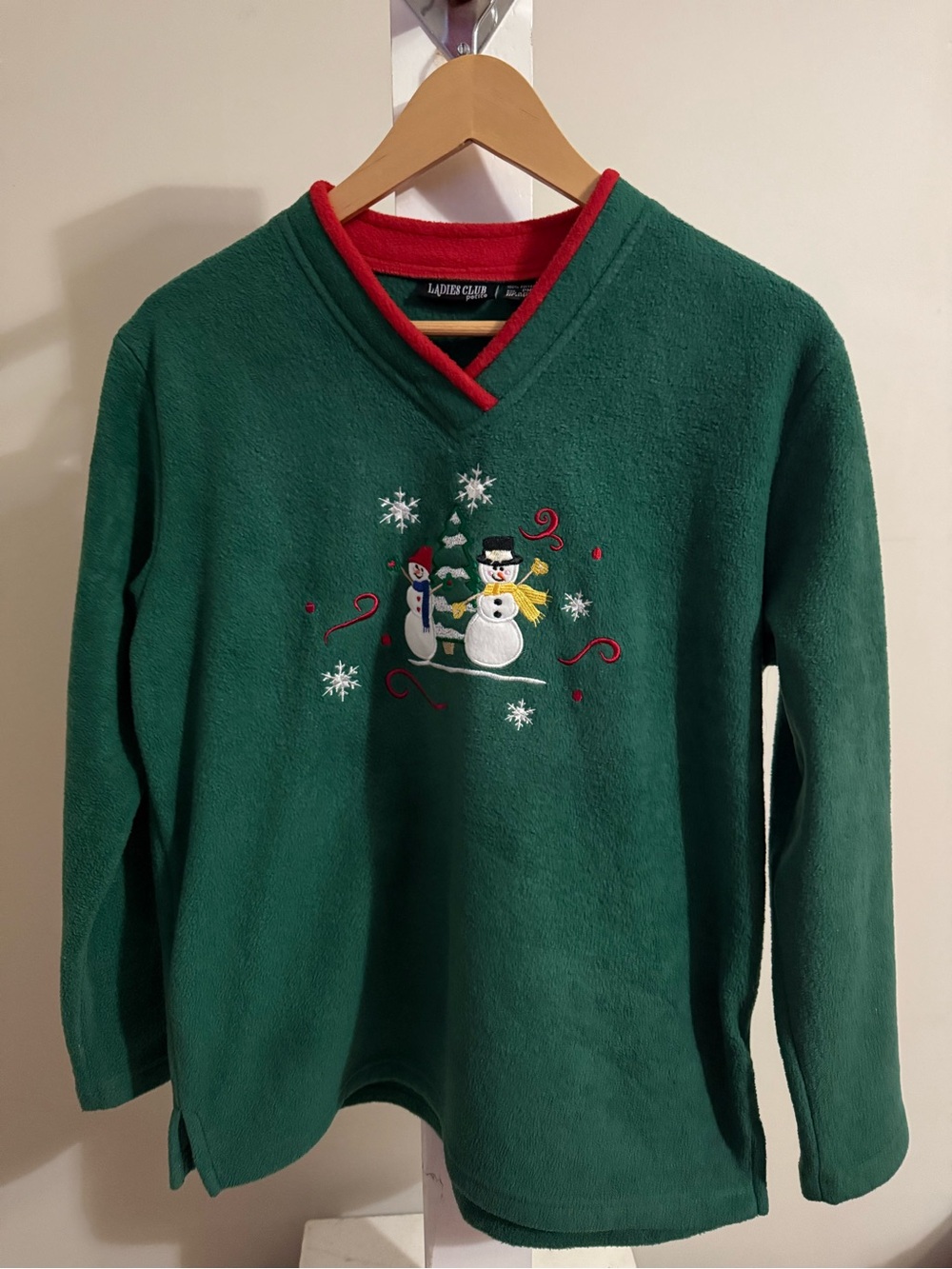Snowman Fleece Pullover